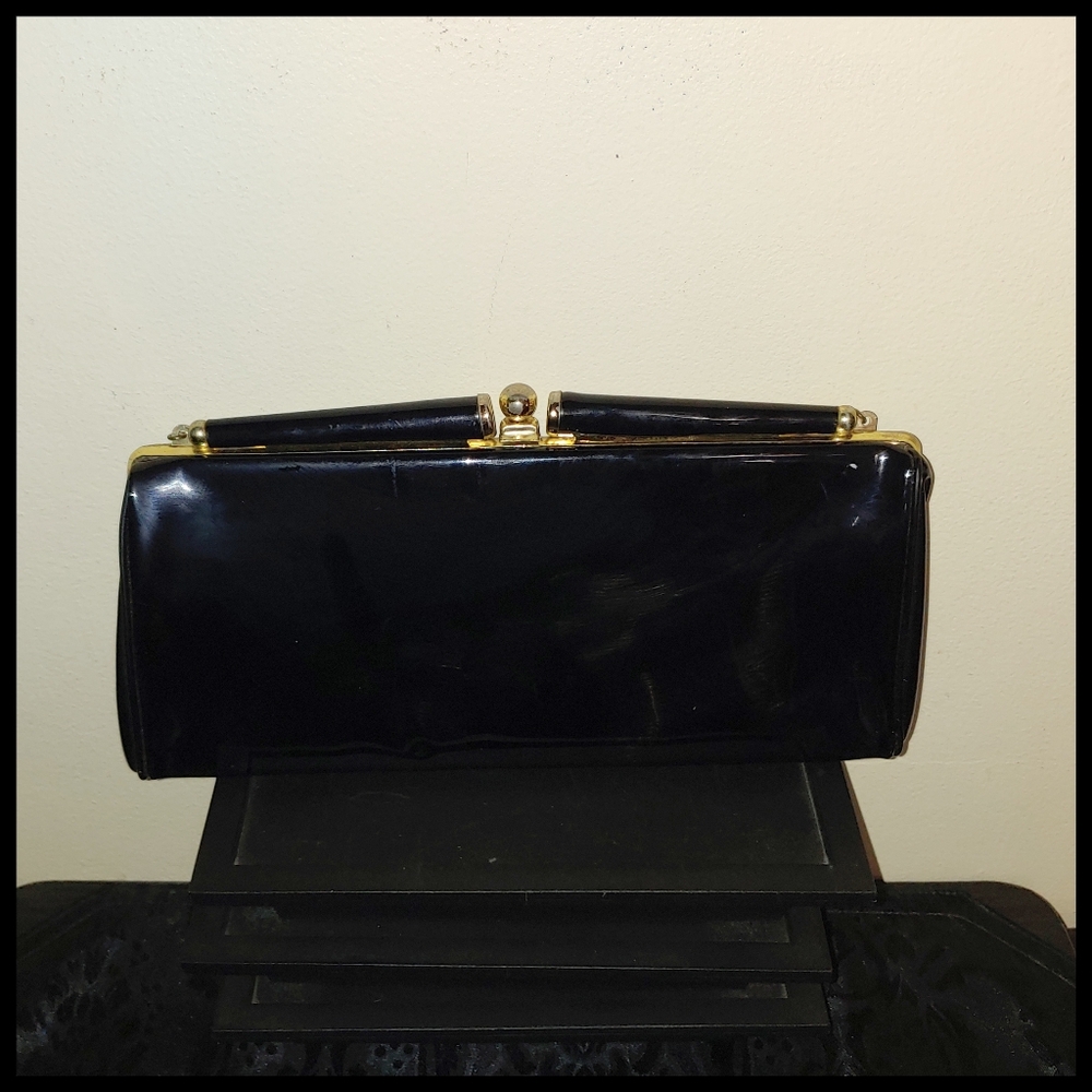 Vintage Vinyl Clutch